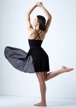 Move Dance Ariel Cross Back Lyrical Dress -Dance Costume Store mo r0224 move dance ariel cross back lyrical dress black back 96505.1678884671