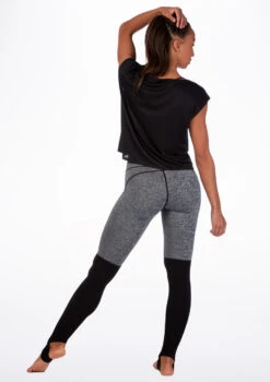 Move Dance Mesh Back Dance T Shirt -Dance Costume Store mo z0607 move mesh back dance t shirt black back 12903.1678884941