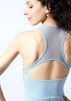 Move Dance Stefani Catsuit -Dance Costume Store moc0635 blu close up back 1 58575.1678928408