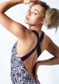 Move Dance Onyx Cross Back Unitard - Dimensions 14 Move Dance Onyx Cross Back Unitard - Dimensions -Dance Costume Store moc0901 dim close up front 1 07836.1678928424