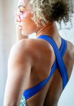 Move Dance Onyx Cross Back Unitard - Marble -Dance Costume Store moc0901 mar close up back 2 97792.1678928431