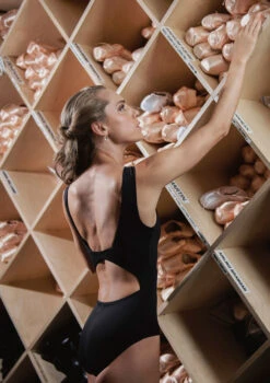 Move Dance Keirea V Front Lace Leotard -Dance Costume Store mol0626 black front 30190.1678884184