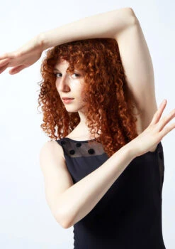 Move Dance Maeve V-Back Leotard -Dance Costume Store mol0657 black close up front 1 37303.1678884271