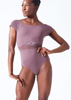 Move Dance Kalpana Cap Sleeve Leotard -Dance Costume Store mol0670 orchid pink front t 00468.1698711846