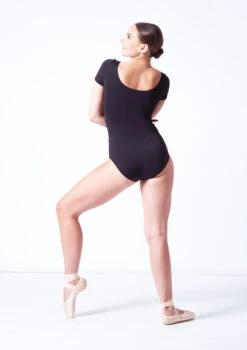 Move Dance Bea Short Sleeve Leotard 10 Move Dance Bea Short Sleeve Leotard -Dance Costume Store mol0830 black back 2 90113.1694561269