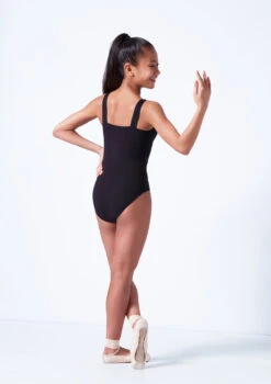 Move Dance Maggie Teen Wide Strap Leotard -Dance Costume Store mol5131 black back 69325.1683933617