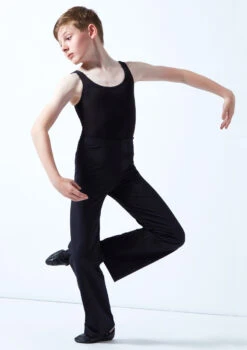 Move Dance Boys Jazz Pants -Dance Costume Store mol5247 black front 3 15099.1678884569