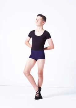 Move Dance Boys Louie Leotard -Dance Costume Store mol5255 black front 3 91341.1691198362