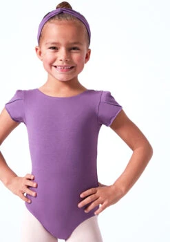 Move Dance Macey Girls Leotard -Dance Costume Store mol5503 dusky grape close up front 35018.1684798995
