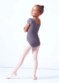 Move Dance Macey Girls Leotard -Dance Costume Store mol5503 steel grey back 2 87785.1684798995