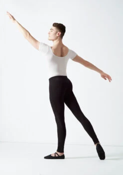 Freed RAD Mens Short Sleeve Thong Leotard -Dance Costume Store mop0246 black back 72486.1678927594