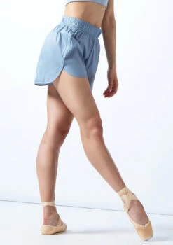 Move Dance Nichelle Heat Retention Short -Dance Costume Store mop0411 paleblue front 2t 26066.1692921334