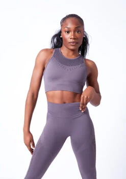 Move Dance Lillie Seamless Leggings 13 Move Dance Lillie Seamless Leggings -Dance Costume Store mop0501 sharkgrey close up front 05597.1684799005