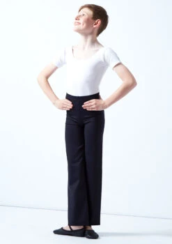 Move Dance Boys Jazz Pants -Dance Costume Store mop500 black front 1 97825.1678884568