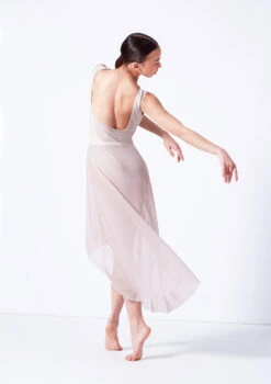 Move Dance Valerie High Low Skirt -Dance Costume Store mor0035 latte back 79061.1681806947