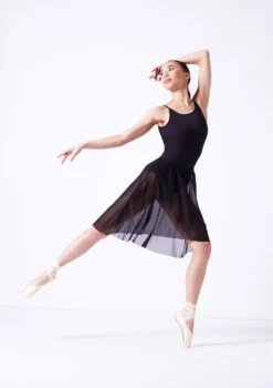 Move Dance Leilani High Low Skirt 12 Move Dance Leilani High Low Skirt -Dance Costume Store mor0036 black front 2 83499.1681806947