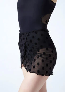 Move Dance Lydia Wrap Skirt 9 Move Dance Lydia Wrap Skirt -Dance Costume Store mor0639 black close up 1 87135.1696462301