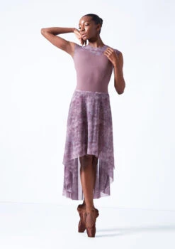 Move Dance Yeraz High Low Skirt -Dance Costume Store mor0647 orchid pink front 1 67093.1683070414
