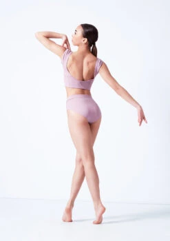 Move Dance Jessie Dance Briefs -Dance Costume Store mor0813 frenchmauve back 51767.1681806956