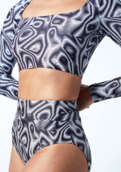 Move Dance Luna High Waisted Brief - Dimensions -Dance Costume Store mor0906 dim close up front 1t 26982.1686177945