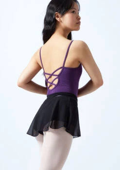 Move Dance Adeline Teen Skirted Short -Dance Costume Store mor5015 black back 1 26211.1695433072