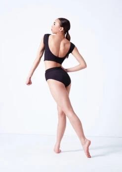 Move Dance Jessie Dance Briefs -Dance Costume Store mos0834 black back 92799.1681806956