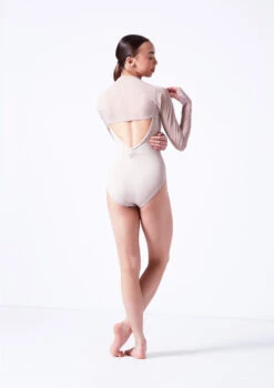Move Dance Quinn Mesh Shrug -Dance Costume Store moz0041 latte back 25900.1681806980