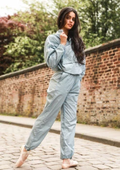 Move Dance Regina Heat Retention Jacket 16 Move Dance Regina Heat Retention Jacket -Dance Costume Store moz0400 blue front 71825.1678884933