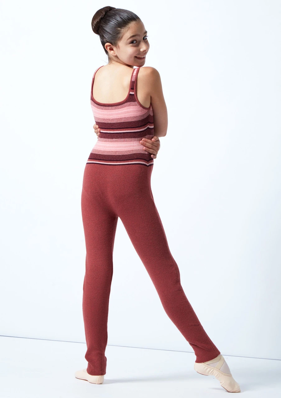 Move Dance Teen Fairytale Striped Knit Dance Warm Up Suit 2 Move Dance Teen Fairytale Striped Knit Dance Warm Up Suit - Image 2