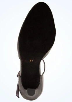Merlet Nina Ballroom Shoe 2.5" -Dance Costume Store nina001 blk bottom 1 03191.1683588022