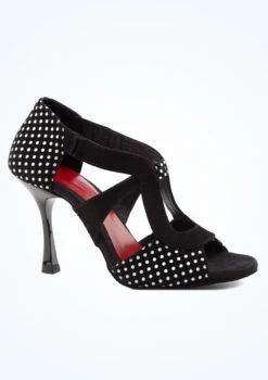 Port Dance Mara Dance Shoe 2.8" -Dance Costume Store pd508mara blkwht main 1t 49001.1694686145