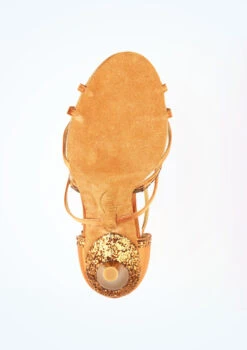 PortDance Acashia Salsa & Tango Shoe 3" - Bronze -Dance Costume Store pd800 portdance acashia salsa tango shoe 3 bronze sole 97731.1678885219