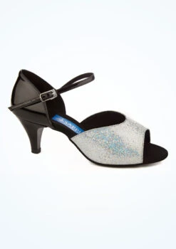 Ray Rose Pegasus Holographic Sparkle Latin Shoe 2"
