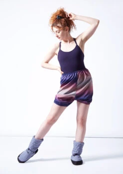 So Danca Dream Warm Up Shorts -Dance Costume Store rde2624 navy front 2 64463.1696332681