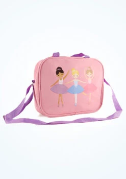 Roch Valley Ballet Shoes Dance Bag -Dance Costume Store rolpsb pink front t 72098.1694686185