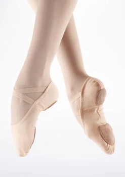 So Danca SD16 Stretch Split Sole Canvas Ballet Shoe - Pink -Dance Costume Store sd16 so danca sd16 stretch split sole canvas ballet shoe pink main image T 06535.1696981489