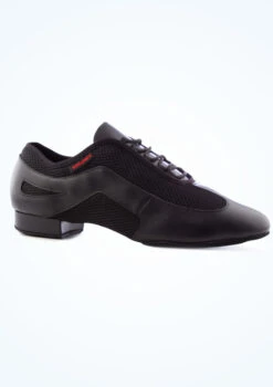 Supadance 9010 Mens Split Sole Practice Dance Shoes- 1" -Dance Costume Store sd9010 blk main 1t 30977.1696462336
