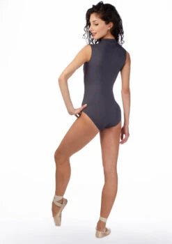 Ballet Rosa Flock Zip-up Leotard
