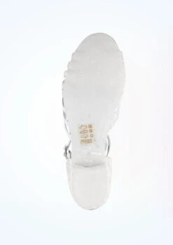 Freed Sparkle Ballroom Shoe 1" - Silver -Dance Costume Store sparkle freed sparkle ballroom shoe 1 silver no2 77243.1676420569