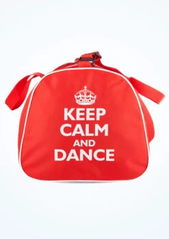 Tappers & Pointers Keep Calm And Dance Holdall -Dance Costume Store ta hold dnce tappers and pointers keep calm and dance holdall red no1 06648.1678886366