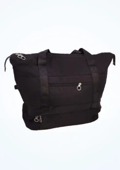 Tendu Satin Holdall Dance Bag 9 Tendu Satin Holdall Dance Bag -Dance Costume Store tet1086 black back 58384.1693524244