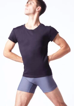 Wear Moi Conrad Mens Crewneck T-Shirt -Dance Costume Store wmconrad black front t 77151.1698711938
