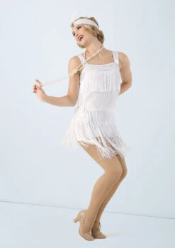 Weissman Roaring 20's -Dance Costume Store wn 10544 weissman roaring 20s white front 07101.1678886710