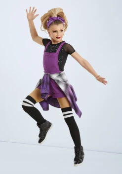 Weissman G-Slide -Dance Costume Store wn 10924 weissman g slide purple front 60612.1678886922