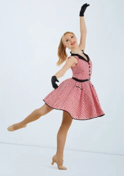 Weissman Jukebox Saturday Night 17 Weissman Jukebox Saturday Night -Dance Costume Store wn 11013 weissman jukebox saturday night red front 53546.1678886939