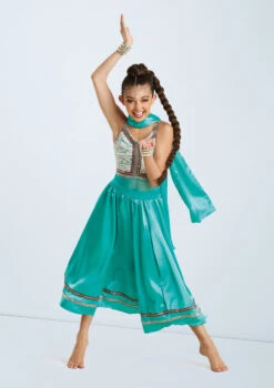 Weissman Jai Ho 7 Weissman Jai Ho -Dance Costume Store wn 11236 weissman jai ho green front 11348.1678886976
