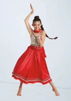 Weissman Jai Ho 9 Weissman Jai Ho -Dance Costume Store wn 11236 weissman jai ho red front T 17587.1698813432