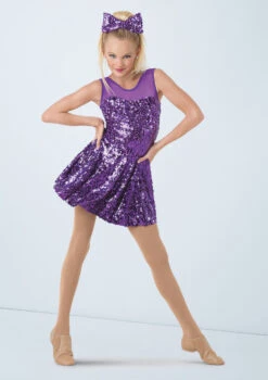 Weissman Dear Future Husband -Dance Costume Store wn 8719 weissman dear future husband purple front 69319.1678890427