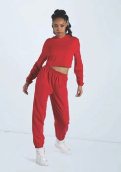 Weissman Ankle-Length Joggers 18 Weissman Ankle-Length Joggers -Dance Costume Store wn14308 red 21 44177.1694042351