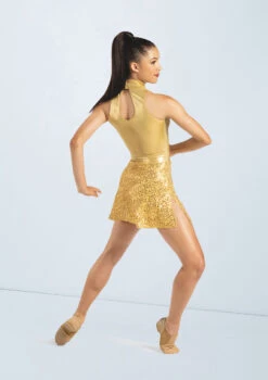 Weissman Sleeveless Metallic Crop Top 11 Weissman Sleeveless Metallic Crop Top -Dance Costume Store wn14826 gold 15 40390.1694563772